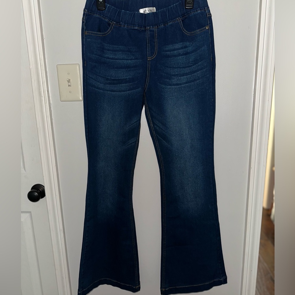 Women's Dark Blue Flared Jeans